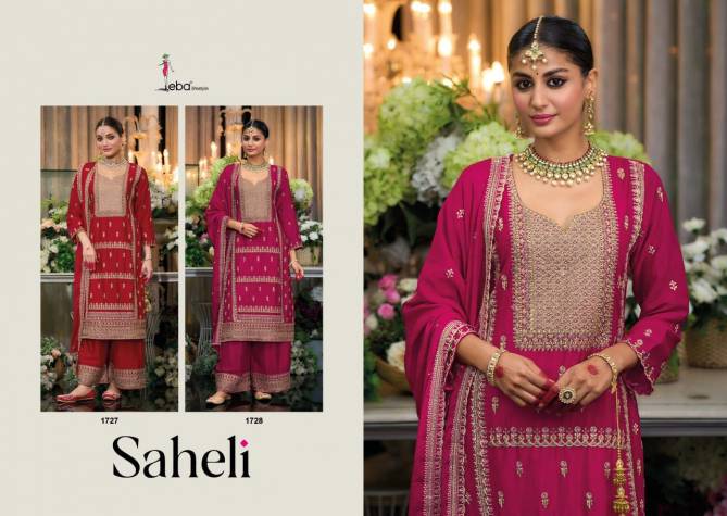 Saheli By Eba Chinon Readymade Suits Exporters In India